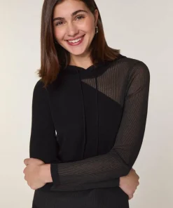 Sale Rodier Pull Mohira en Laine mélangé noir