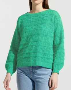 Femme Garance Paris Pull Niro vert