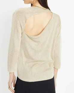 Femme Zapa Pull Nora doré