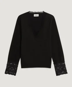 Femme Rodier Pull Nora en Laine noir