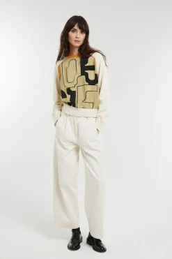 Discount Mapoesie Pull Olympe Craie