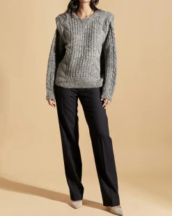 Femme Belair Pull Pauline gris