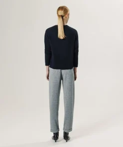 Femme Rodier Pull Perséphone en laine col V profond noir