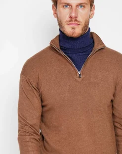 New Cachemire & Jo Pull Pierre marron