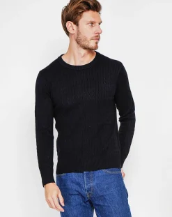 Homme Cachemire & Jo Pull Pierre noir