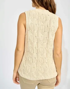 Sale Lauren Vidal Pull Pollen crème