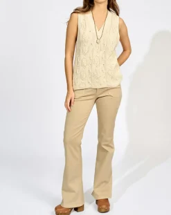 Sale Lauren Vidal Pull Pollen crème