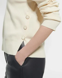 Femme Zapa Pull Polo ecru