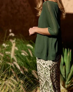 Femme Lauren Vidal Pull Pretty sauge