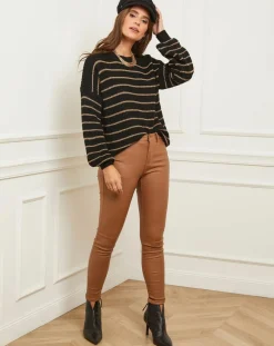 Femme L'Armoire de Suzette Pull Rosa noir