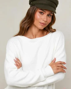 Soft Cashmere Pull Rose écru