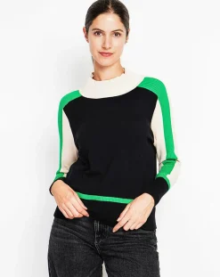 Femme Assuili Pull Salome noir