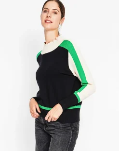 Femme Assuili Pull Salome noir