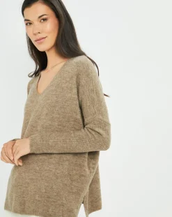 Femme Lauren Vidal Pull Seven seigle