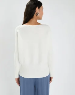 Femme Lauren Vidal Pull Soho blanc