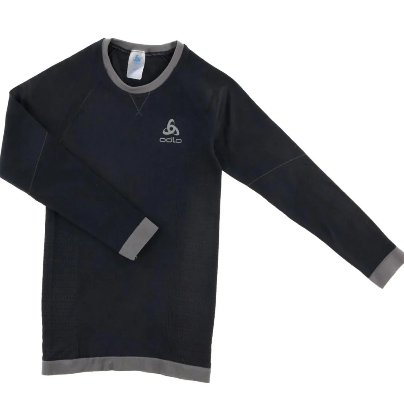Enfant Odlo Pull technique Performance Warm noir/gris