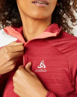 Online Odlo Pull technique Run Easy Warm rouge
