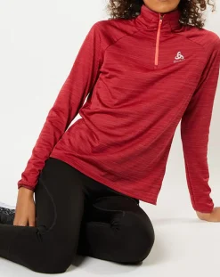 Online Odlo Pull technique Run Easy Warm rouge
