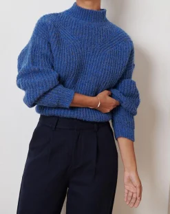 Femme Garance Paris Pull Tison bleu