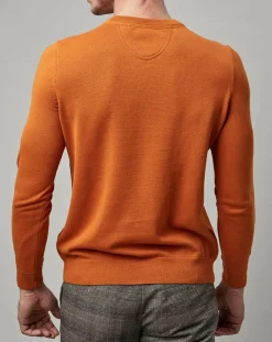 Homme Marc O'Polo Pull Uni Coton Organic orange