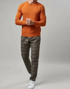Homme Marc O'Polo Pull Uni Coton Organic orange