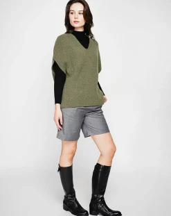 Cachemire & Jo Pull Victoire kaki