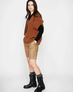 Femme Cachemire & Jo Pull Victoire marron