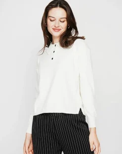 Femme Cachemire & Jo Pull Zoe naturel