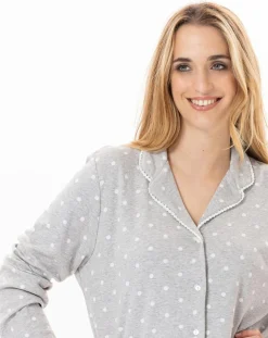 Le Chat Pyjama Chamade gris chiné