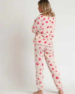 Femme Admas Pyjama corail Carousel B rose