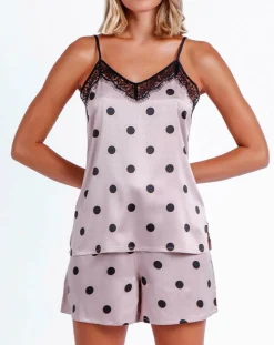 Femme Admas Classic Pyjama Débardeur & Short Natalia rose