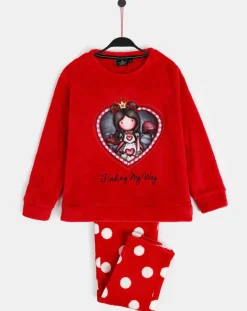 Enfant Santoro Gorjuss Pyjama Finding My Way rose framboise