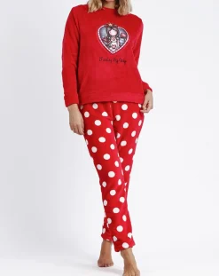 Femme Santoro Gorjuss Pyjama Finding My Way rose framboise