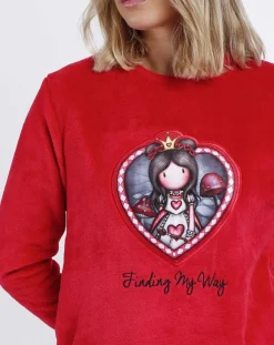 Femme Santoro Gorjuss Pyjama Finding My Way rose framboise