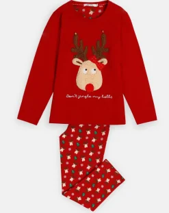 Enfant Mr Wonderful Pyjama haut à manches longues & pantalon rouge