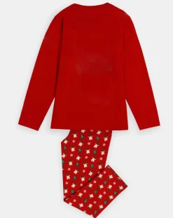 Enfant Mr Wonderful Pyjama haut à manches longues & pantalon rouge