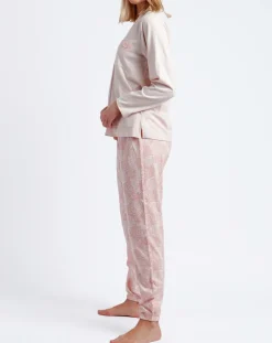 Admas Classic Pyjama Haut à manches longues & Pantalon Orla rose