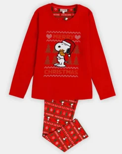 Enfant Mr Wonderful Pyjama haut à manches longues & pantalon rouge