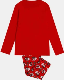 Best Disney 28 Pyjama Haut manches longues & Pantalon Valentina rouge