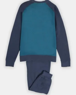 Enfant Lois Pyjama Haut manches longues & Pantalon Rafael bleu