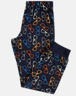 Sale Admas Pyjama Haut manches longues & Pantalon Akio bleu marine