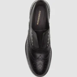 Femme Cosmoparis Richelieus en Cuir Eloane noires