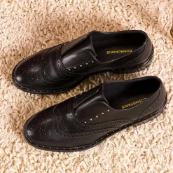 Femme Cosmoparis Richelieus en Cuir Eloane noires