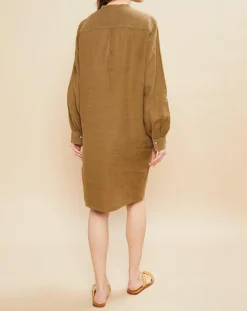 Online Hartford Robe 100% Lin Reference verte