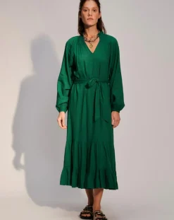 Femme Stella Forest Robe à volants Olivia verte