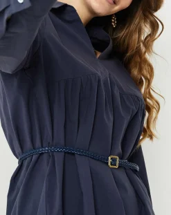 Femme See u Soon Robe Albane bleu marine