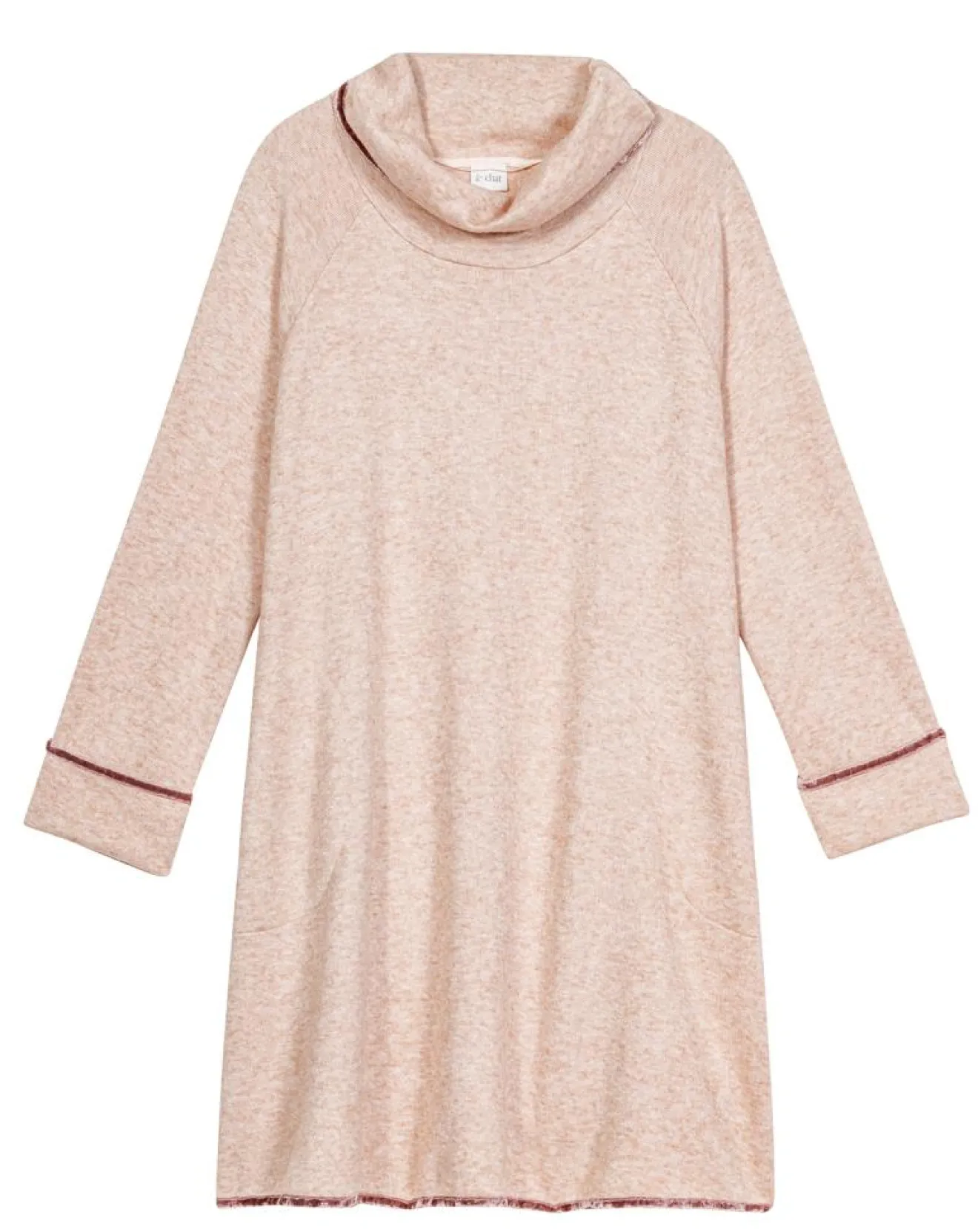 Femme Le Chat Robe Alpaga beige rose