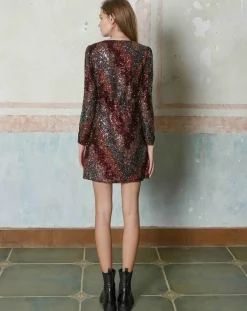 See u Soon Robe Ambre bordeaux