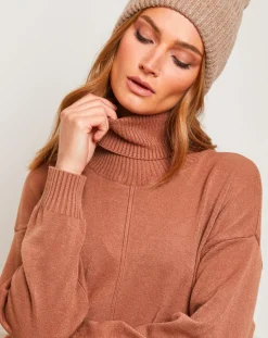 Best Fleur de cachemire Robe Anna camel