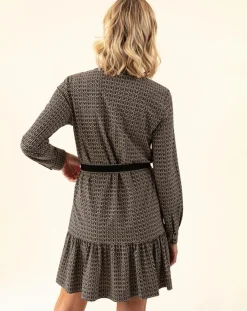 Femme Indies Robe avec Ceinture Vicky tweed